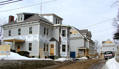 Christina Street construction, February 2003